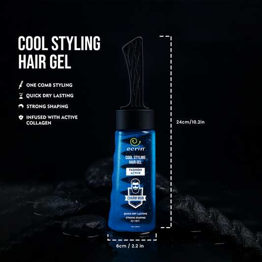 ECRIN COOL STYLING HAIR GEL WITH ACTIVE COLLAGEN - 280ml