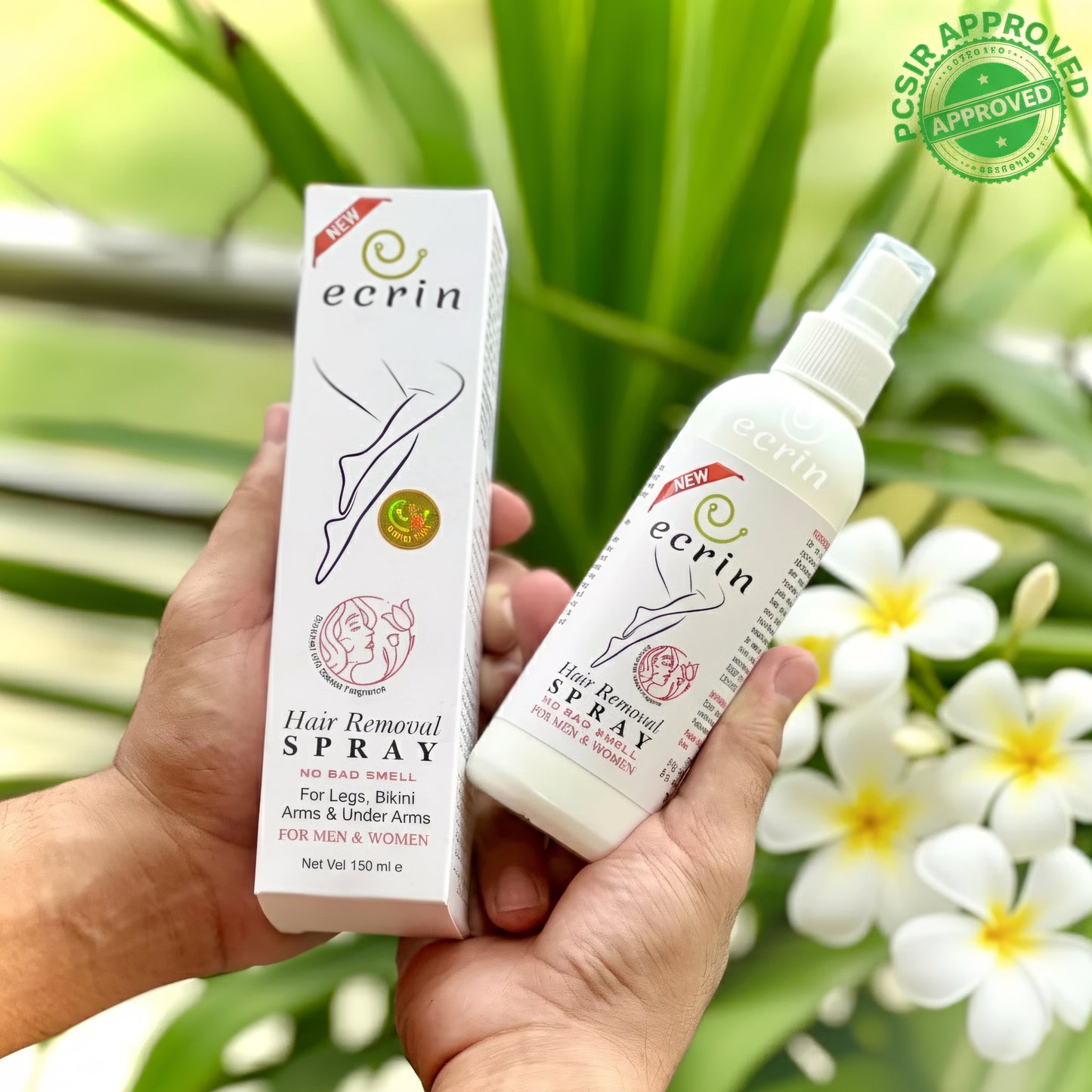 Ecrin Hair Removal Spray - Zero Fuzz Given
